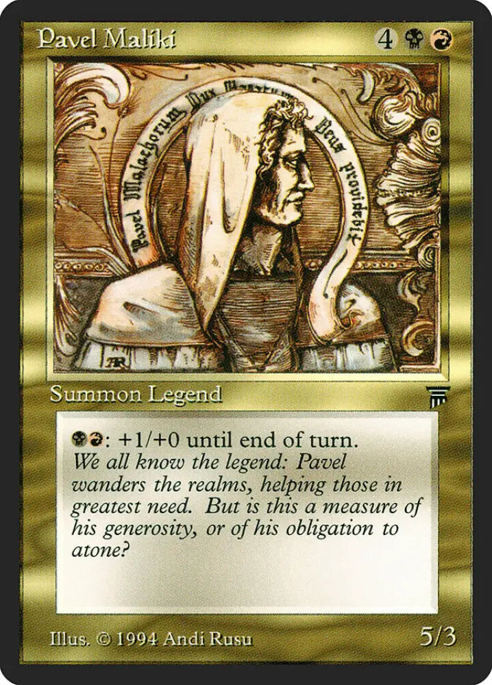 Pavel Maliki [Legends] - MTG Single