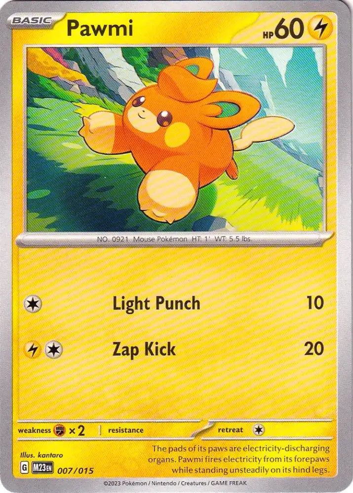 Pawmi (007/015) [McDonald’s Promos: 2023 Collection] - Pokemon Single