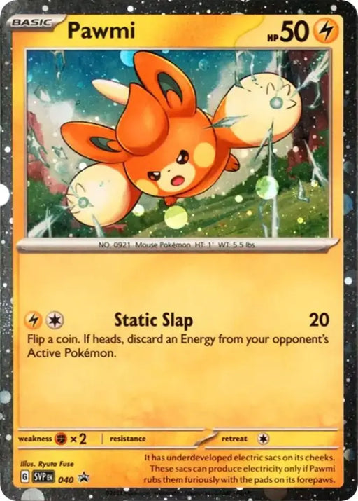 Pawmi (040) (Cosmos Holo) [Scarlet & Violet: Black Star Promos] - Pokemon Single