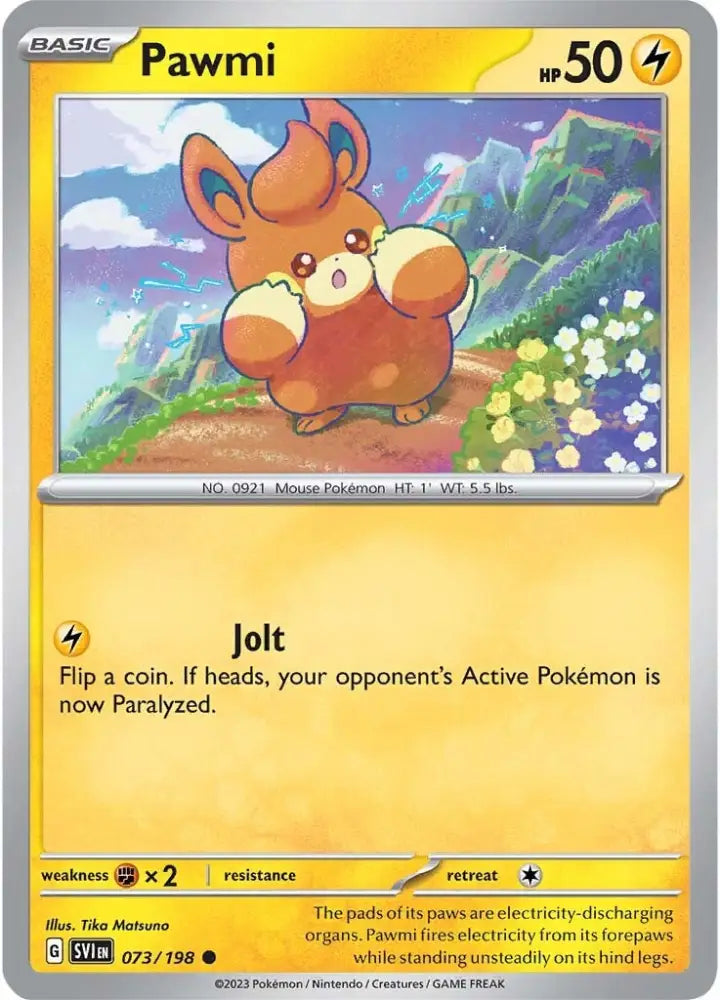 Pawmi (073/198) [Scarlet & Violet: Base Set] - Pokemon Single