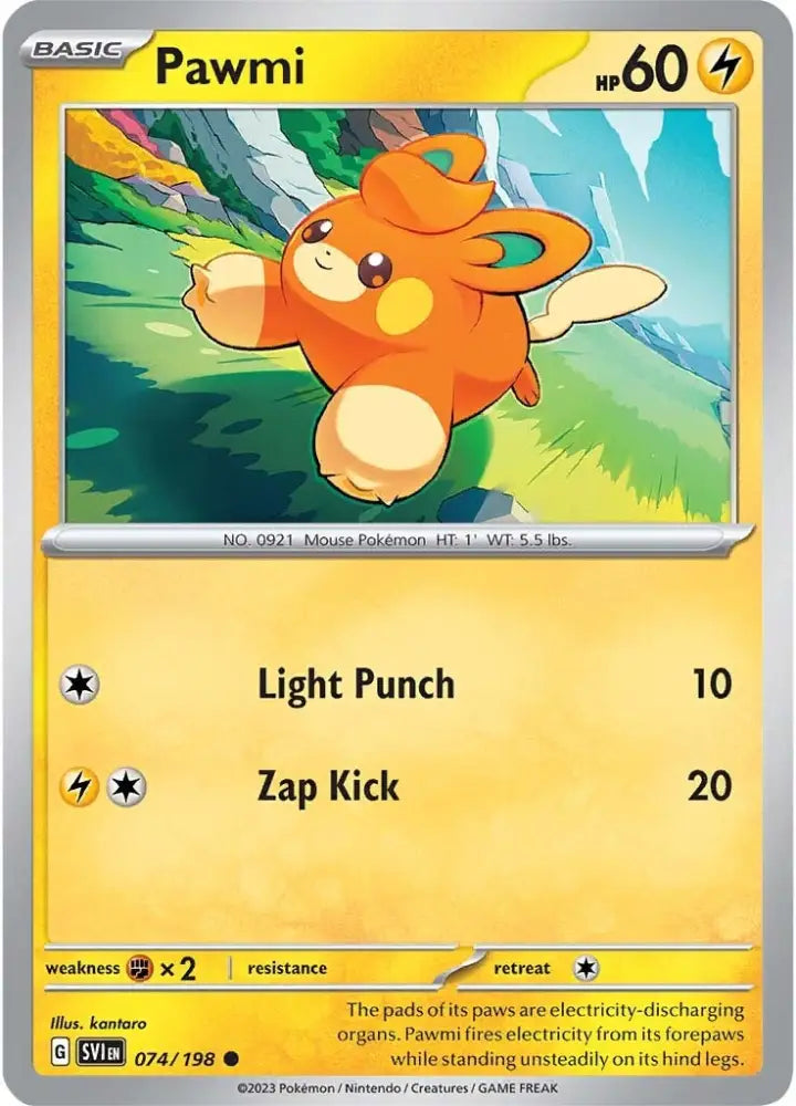 Pawmi (074/198) [Scarlet & Violet: Base Set] - Pokemon Single