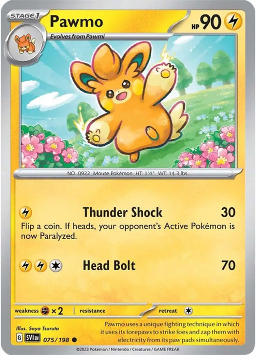 Pawmo (075/198) [Scarlet & Violet: Base Set] - Pokemon Single