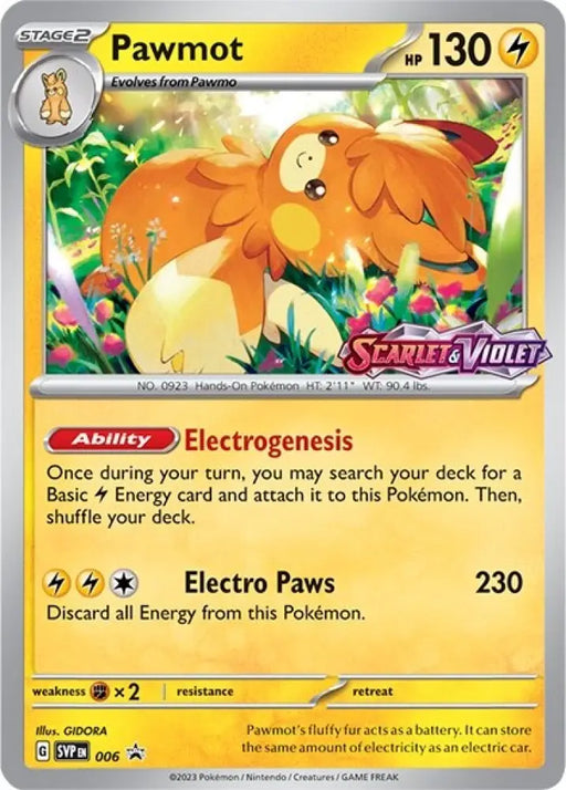 Pawmot (006) [Scarlet & Violet: Black Star Promos] - Pokemon Single