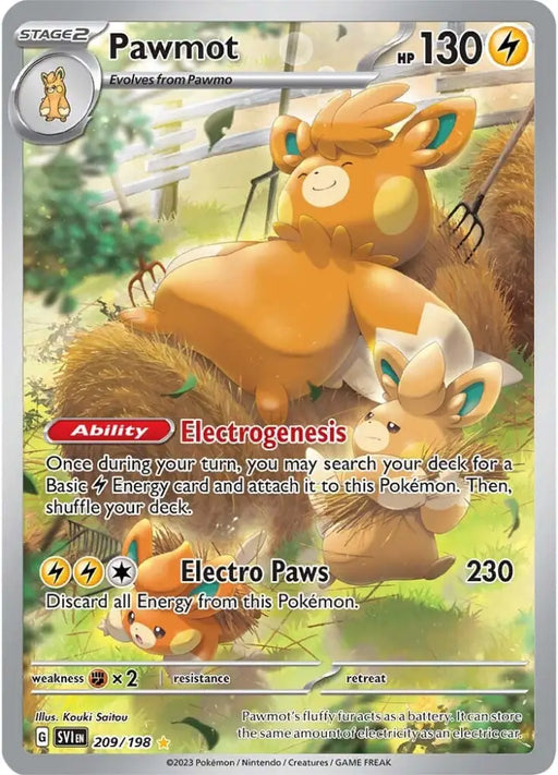Pawmot (209/198) [Scarlet & Violet: Base Set] - Pokemon Single