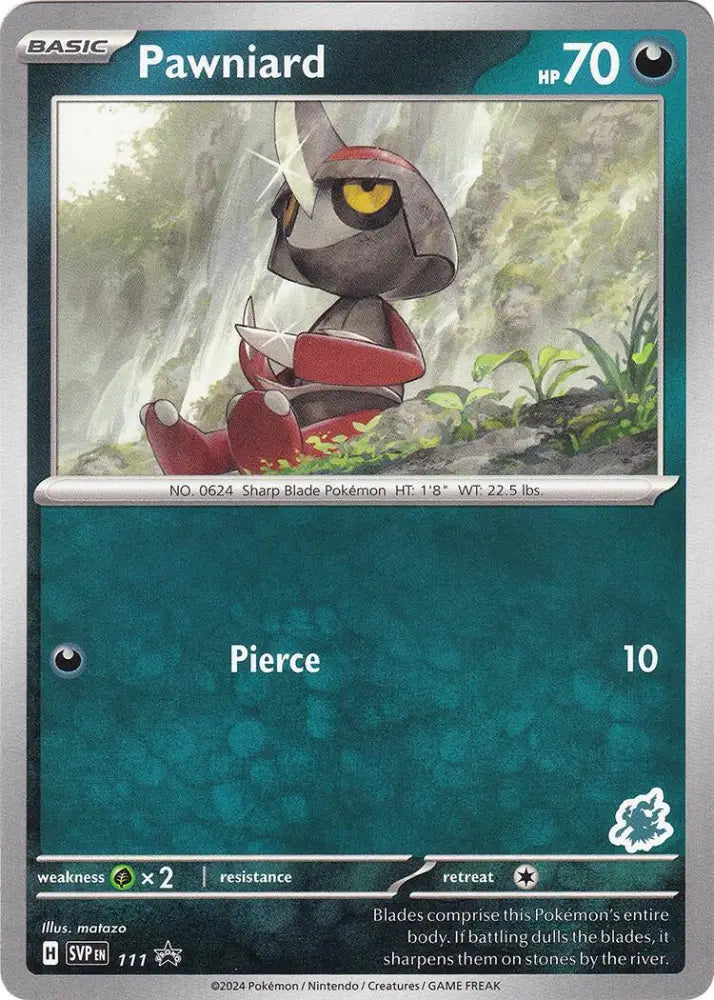 Pawniard (111) (Darkrai Deck) [Battle Academy 2024] - Pokemon Single