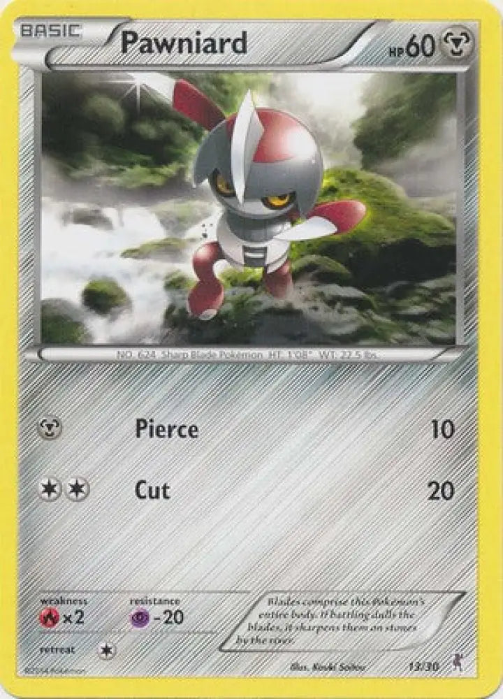 Pawniard (13/30) [XY: Trainer Kit 1 - Bisharp] - Pokemon Single