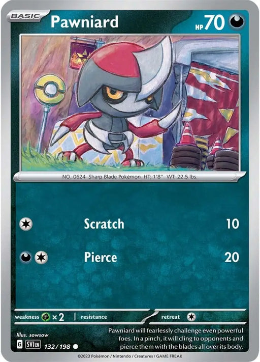 Pawniard (132/198) [Scarlet & Violet: Base Set] - Pokemon Single