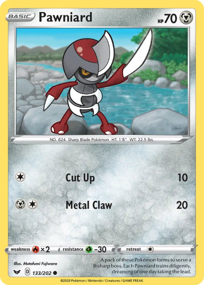 Pawniard (133/202) [Sword & Shield: Base Set] - Pokemon Single