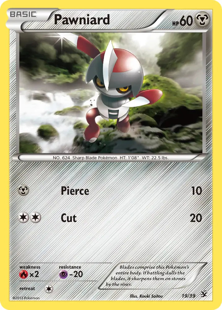 Pawniard (19/39) [XY: Kalos Starter Set] - Pokemon Single