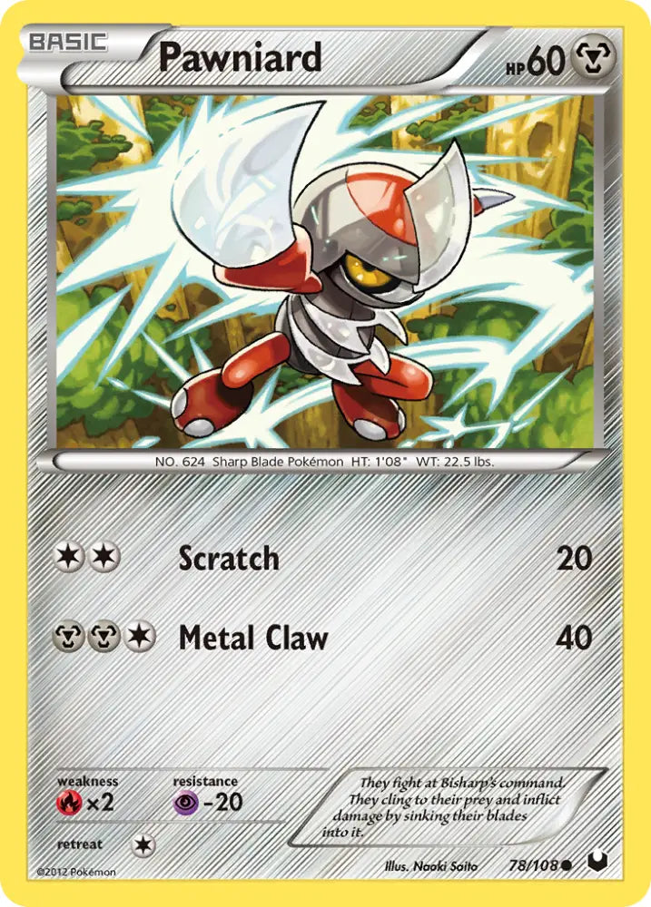 Pawniard (78/108) [Black & White: Dark Explorers] - Pokemon Single
