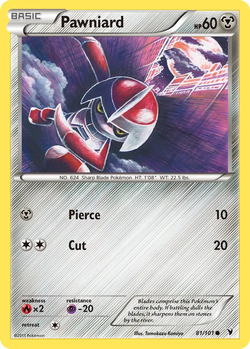 Pawniard (81/101) [Black & White: Noble Victories] - Pokemon Single