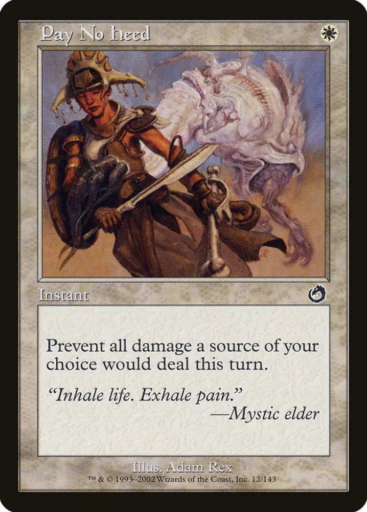 Pay No Heed [Torment] - MTG Single