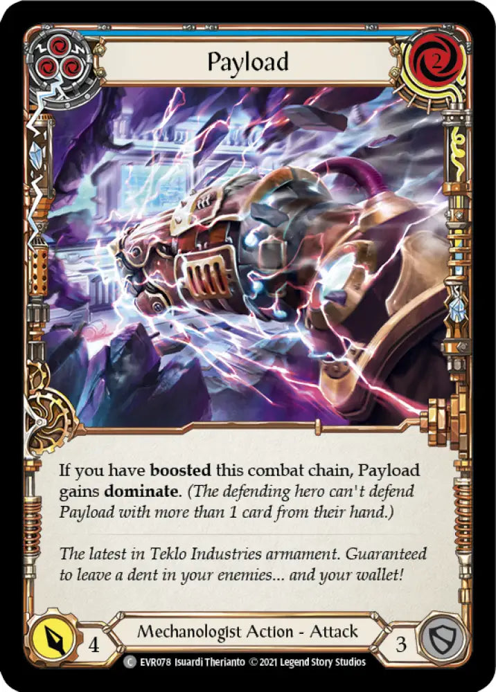 Payload (Blue) [Everfest] 1st Edition Rainbow Foil - Flesh And Blood Single