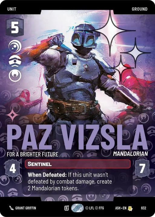 Paz Vizsla - For a Brighter Future (Prestige Foil) (832) [Ashes of the Empire]