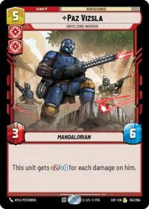 Paz Vizsla - Unyielding Warrior (153/264) [Legends of the Force]