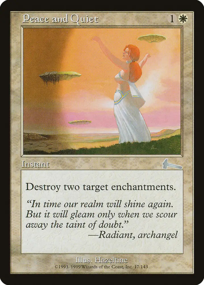 Peace and Quiet [Urza’s Legacy] - MTG Single