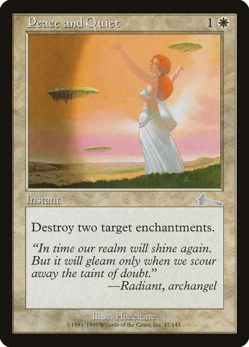 Peace and Quiet [Urza’s Legacy] - MTG Single