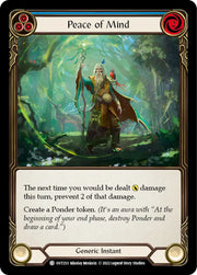 Peace of Mind (Blue) [Outsiders] Rainbow Foil - Flesh And Blood Single