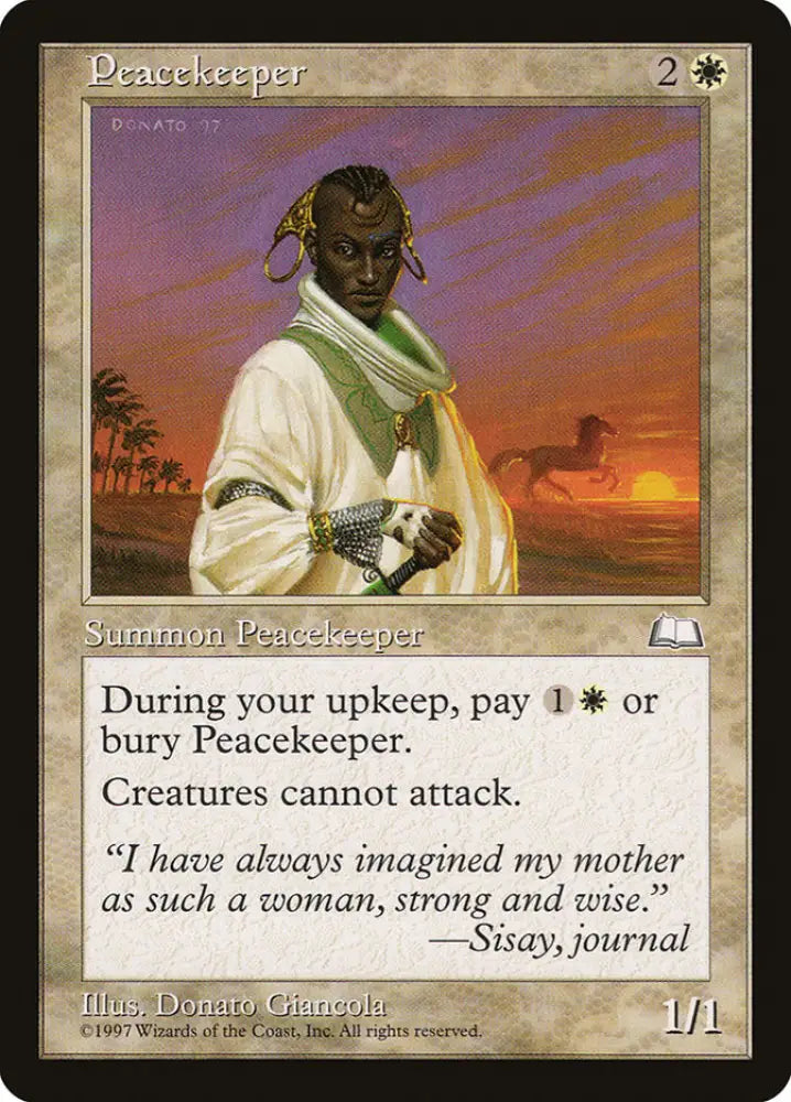 Peacekeeper [Weatherlight] - MTG Single