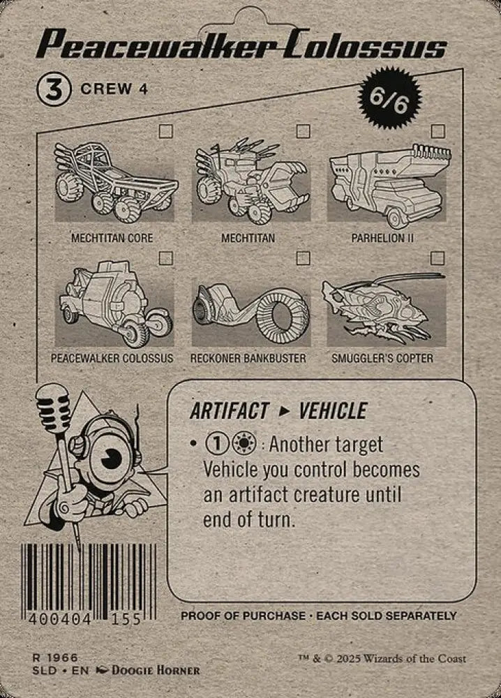 Peacewalker Colossus (1966) [Secret Lair Drop] Reverse