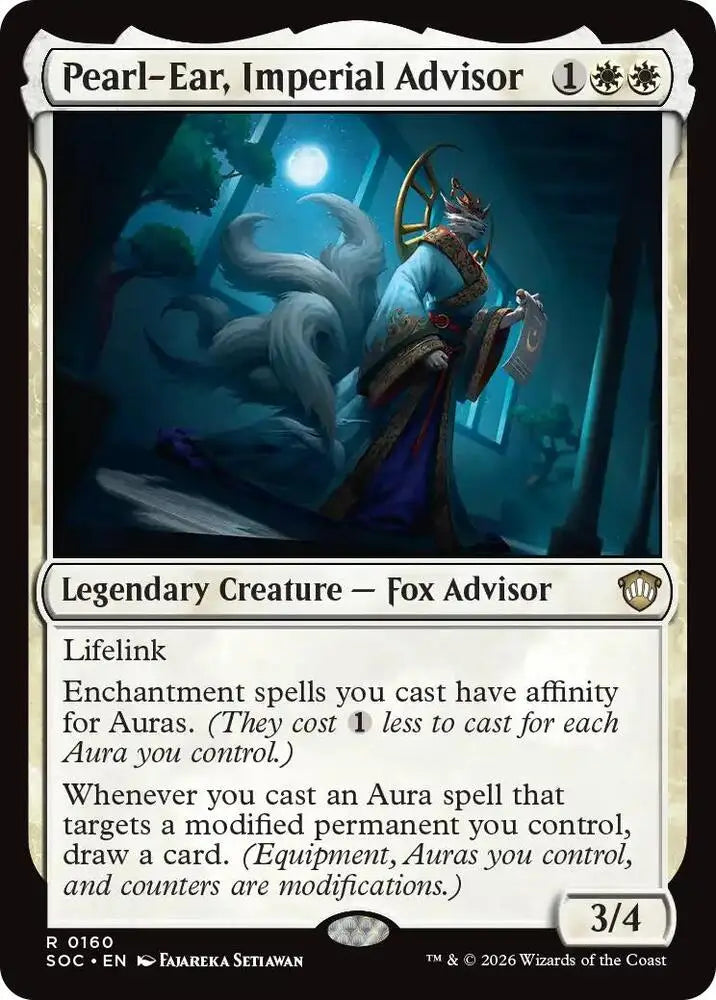 Pearl-Ear, Imperial Advisor (160) [Secrets of Strixhaven Commander]