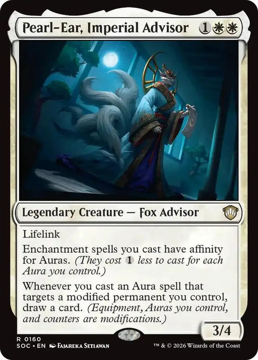 Pearl-Ear, Imperial Advisor (160) [Secrets of Strixhaven Commander]