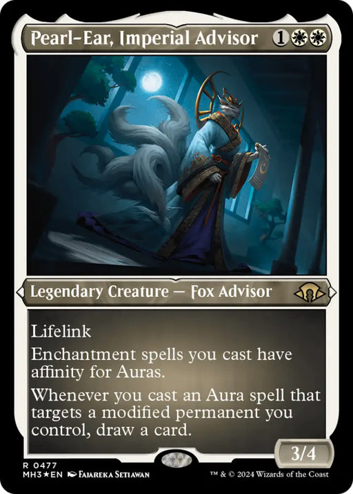 Pearl-Ear Imperial Advisor (Foil Etched) [Modern Horizons 3] - MTG Single