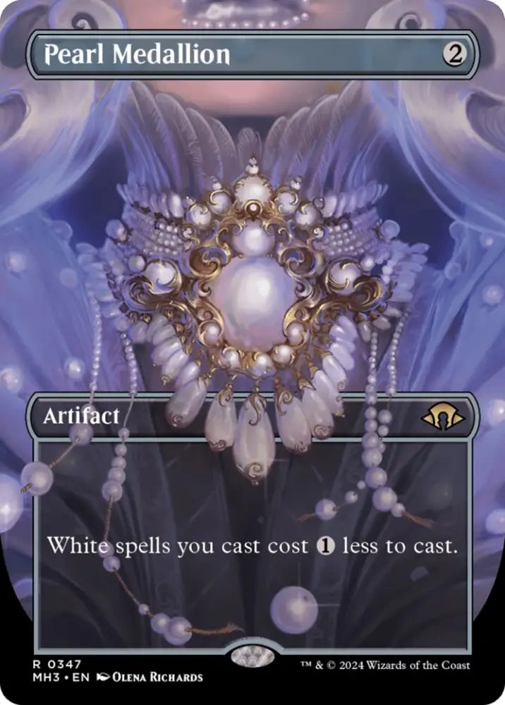 Pearl Medallion (Borderless) [Modern Horizons 3] - MTG Single