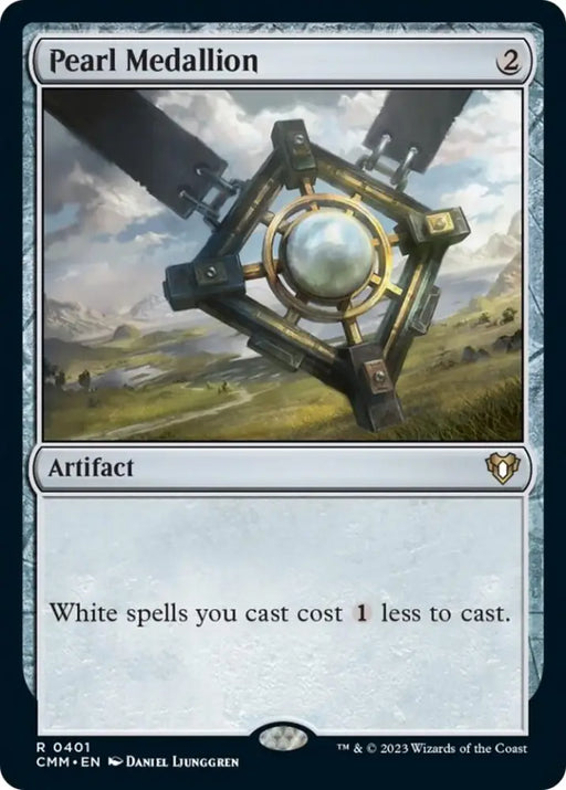 Pearl Medallion [Commander Masters] - MTG Single