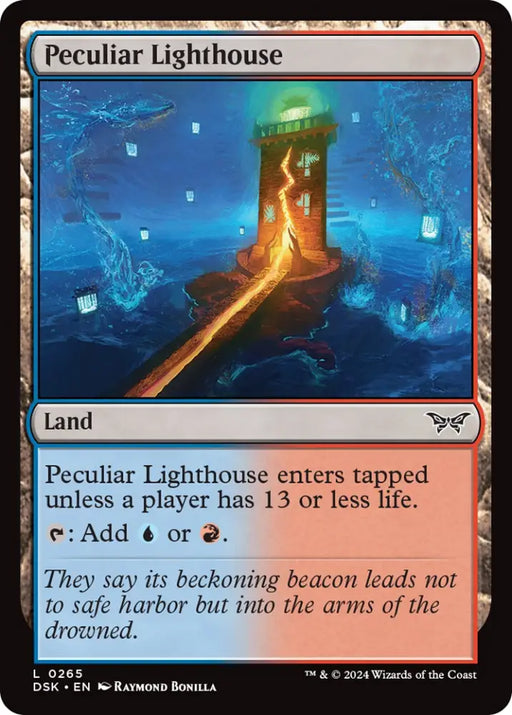 Peculiar Lighthouse [Duskmourn: House of Horror] - MTG Single