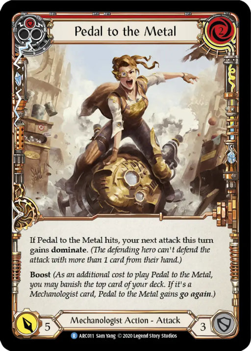 Pedal to the Metal (Red) [Arcane Rising Unlimited] Unlimited Normal - Flesh And Blood Single