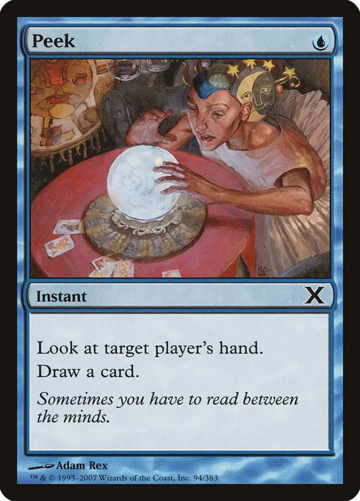 Peek [Tenth Edition] - MTG Single