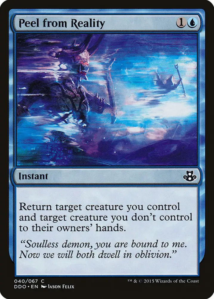 Peel from Reality [Duel Decks: Elspeth vs. Kiora] - MTG Single