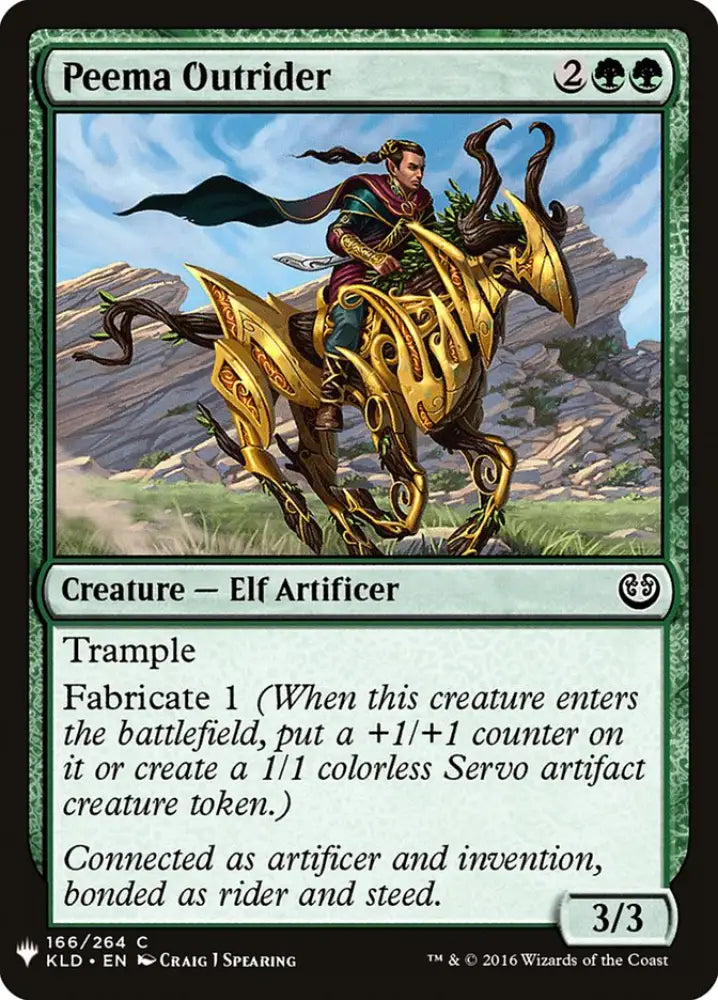 Peema Outrider [Mystery Booster] - MTG Single