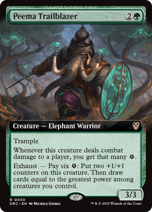 Peema Trailblazer (Extended Art) [Aetherdrift Commander] - MTG Single