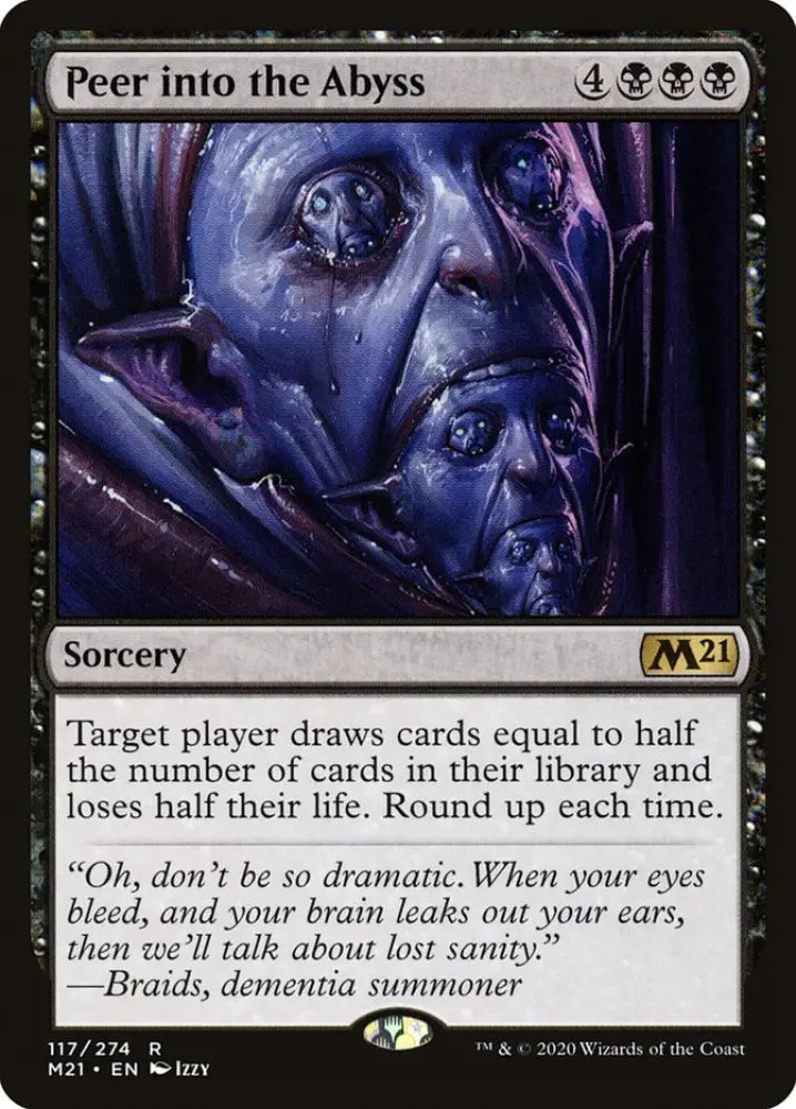 Peer into the Abyss [Core Set 2021] - MTG Single
