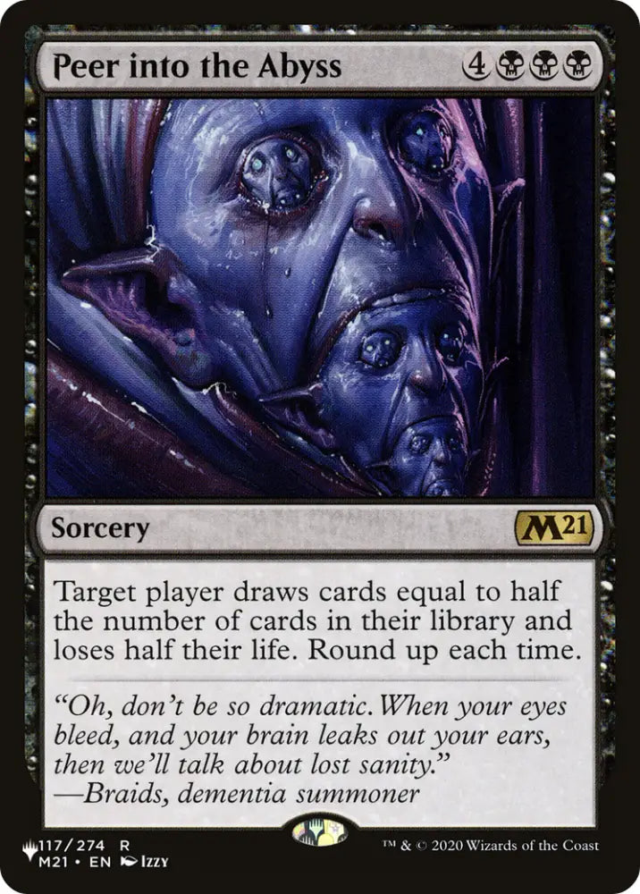 Peer into the Abyss [The List] - MTG Single