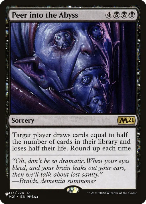 Peer into the Abyss [The List] - MTG Single