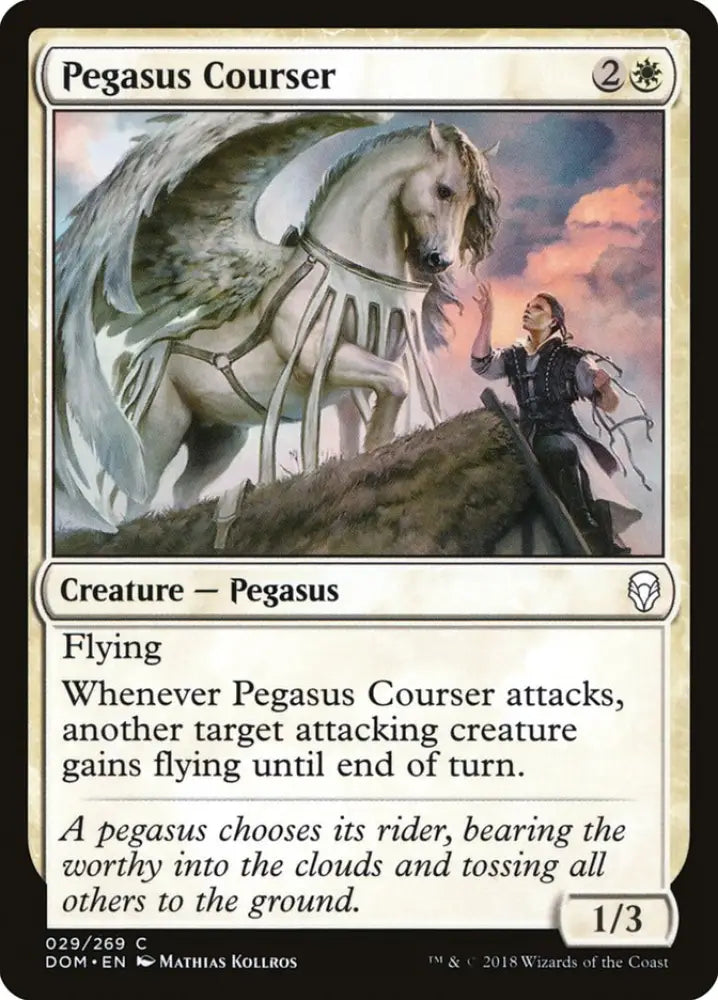 Pegasus Courser [Dominaria] - MTG Single