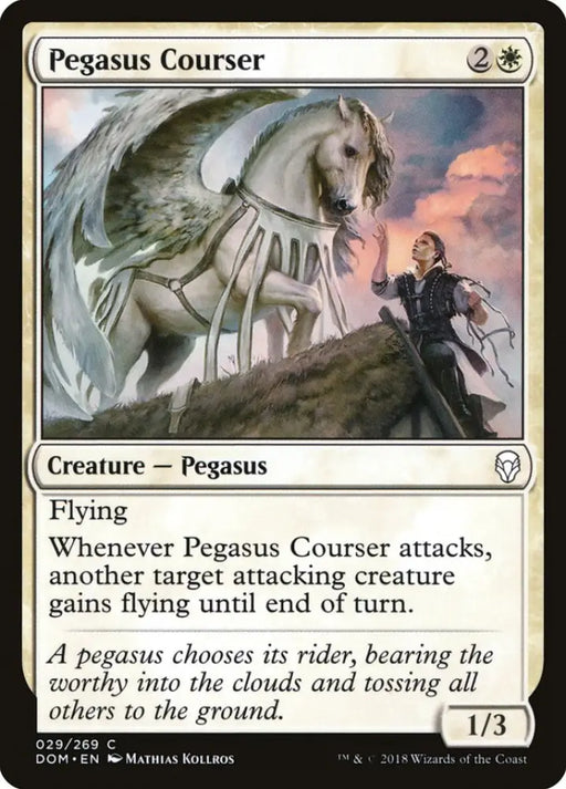 Pegasus Courser [Dominaria] - MTG Single