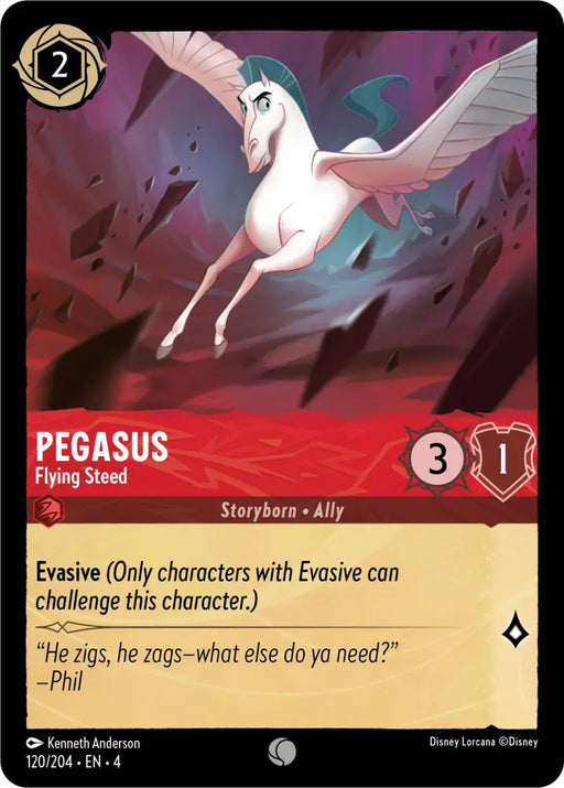 Pegasus - Flying Steed (120/204) [Ursula’s Return] - Lorcana Single