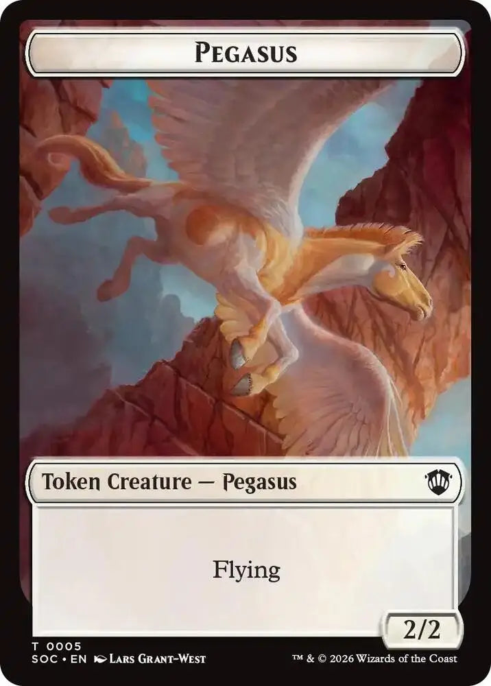 Pegasus // Inkling (0022) Double-Sided Token (5 // 22) [Secrets of Strixhaven Commander]