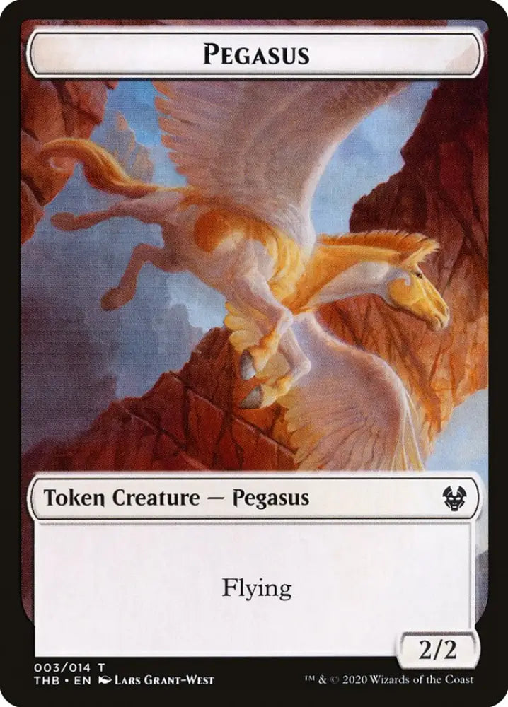 Pegasus Token [Theros Beyond Death Tokens] - MTG Single