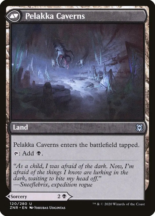 Pelakka Predation // Pelakka Caverns [Zendikar Rising] - MTG Single