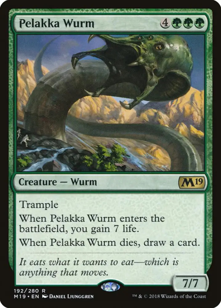 Pelakka Wurm [Core Set 2019] - MTG Single
