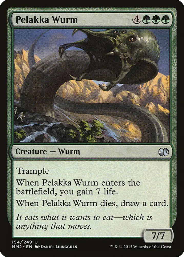 Pelakka Wurm [Modern Masters 2015] - MTG Single