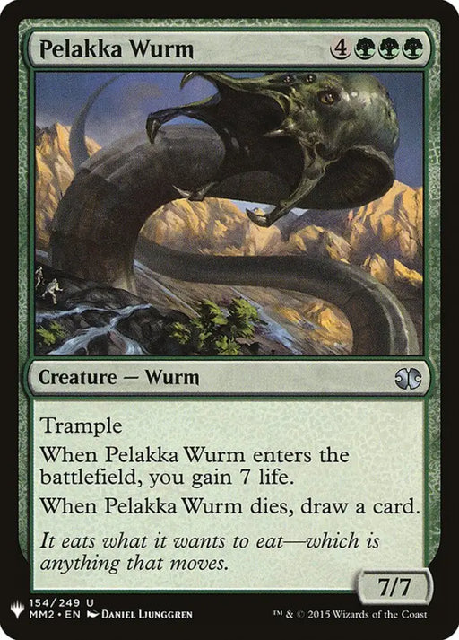 Pelakka Wurm [Mystery Booster] - MTG Single
