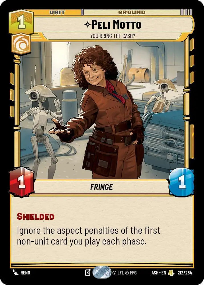 Peli Motto - You Bring the Cash? (212/264) [Ashes of the Empire]