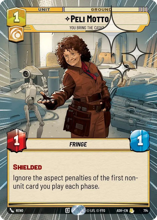 Peli Motto - You Bring the Cash? (Hyperspace Foil) (714) [Ashes of the Empire]