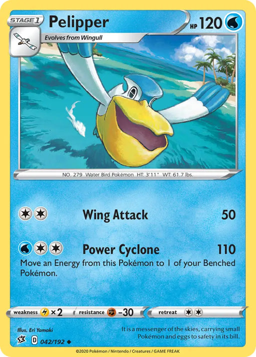 Pelipper (042/192) [Sword & Shield: Rebel Clash] - Pokemon Single